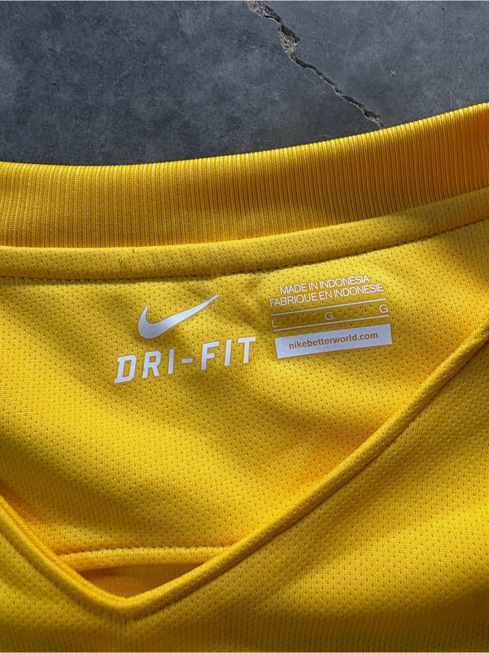 Nike Brasil 2016 Yellow Men's Soccer Jersey NEW